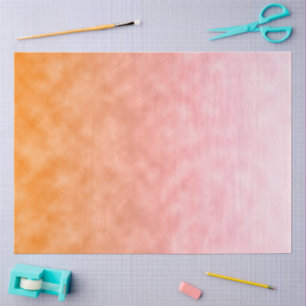 Apricot Skies Tissue Paper