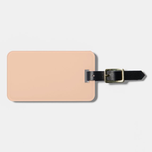  Apricot (solid colour) 	 Luggage Tag (Front Horizontal)