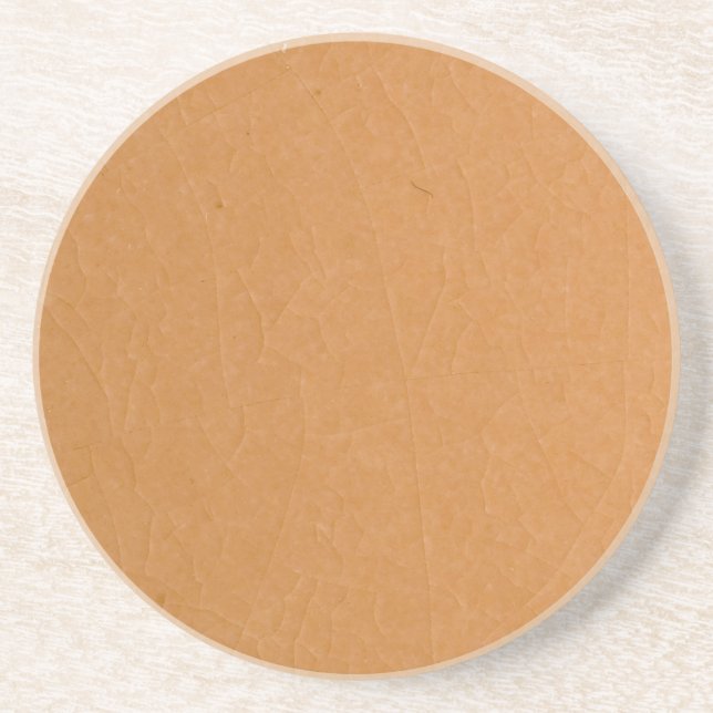 Apricot stone cracks Coaster (Front)