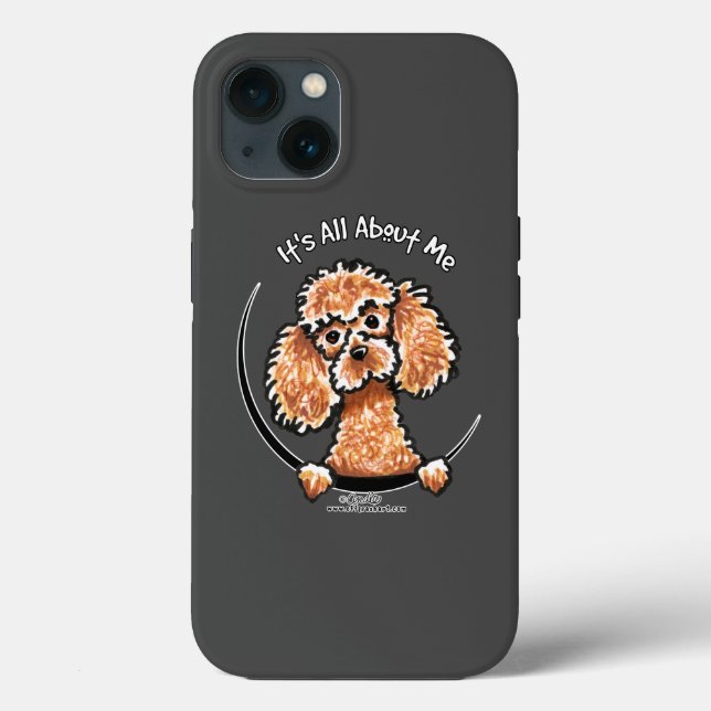 Apricot Toy Poodle Its All About Me Case-Mate iPhone Case (Back)