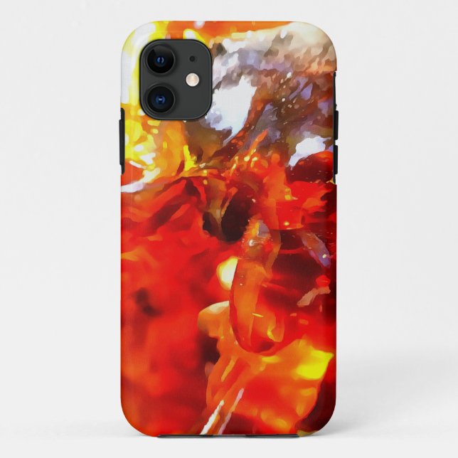 Apricot Tree Leaked Resin Abstract Abstract Painti Case-Mate iPhone Case (Back)