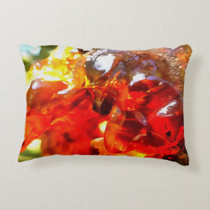 Apricot Tree Leaked Resin Abstract Abstract Painti Decorative Cushion