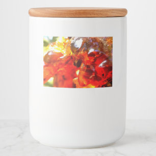 Apricot Tree Leaked Resin Abstract Abstract Painti Food Label