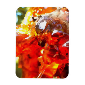 Apricot Tree Leaked Resin Abstract Abstract Painti Magnet