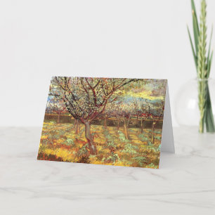 Apricot Trees in Blossom by Vincent van Gogh Card