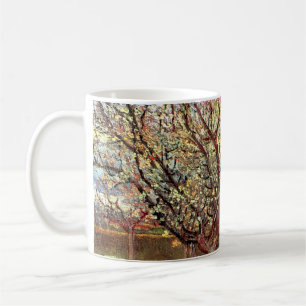 Apricot Trees in Blossom by Vincent van Gogh Coffee Mug
