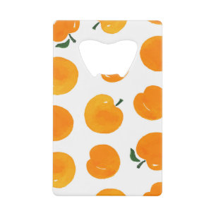 Apricots Watercolor White Background Vintage