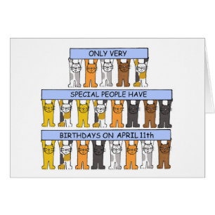 April 11th Birthday Cats