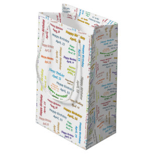 April, 15 Birthday Gift Bag