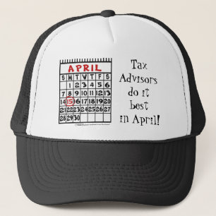 April 15-Tax Humour Trucker Hat