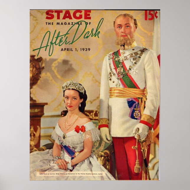 April 1939 Stage Magazine cover Poster (Front)