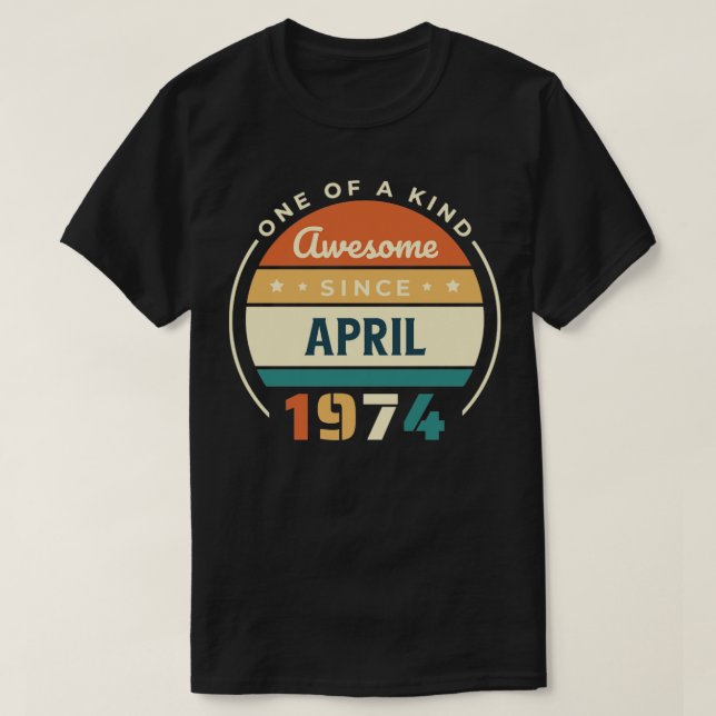 April 1974 T-Shirt (Design Front)