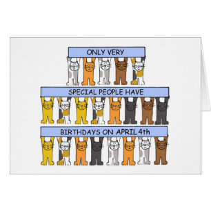 April 4th Birthday Cats