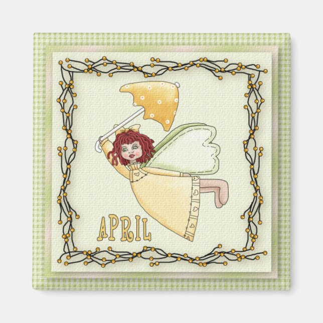 April Angel / Fairy Month Magnet (Front)
