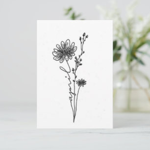 April birth flower birthday card
