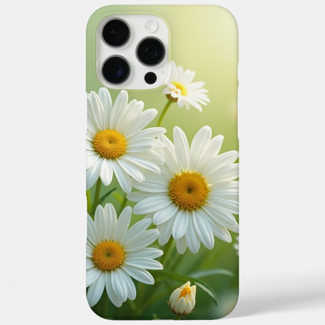 April BIrth Flower Daisy IPhone Case (Back)