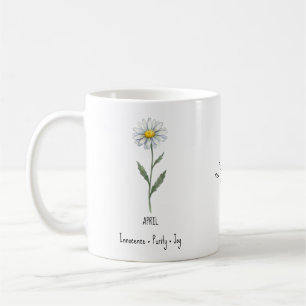April Birth Flower Mug – Daisy