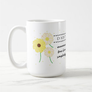 April Birth Flower Mug with Flower Meanings