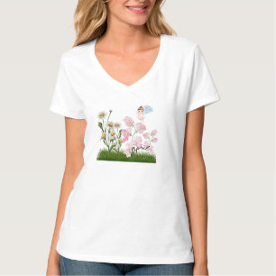 April Birth Flowers and Stone T-Shirt