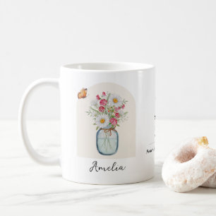 April Birth Month Flower Mug