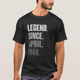 April Birthday 83rd Decoration 83 Years Old Vintag T-Shirt