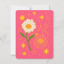 April Birthday Month Card (Daisy)