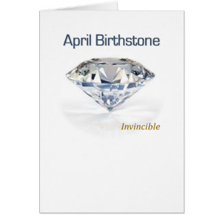 April Birthstone - The Invincible Diamond -