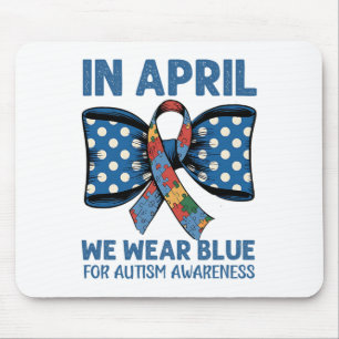 April Blue Outfit To Raise Autism Awareness And Su Mouse Mat