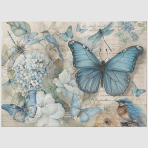 April blues tissue paper