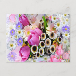April Bouquet Postcard