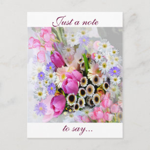April Bouquet Postcard