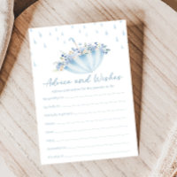 April Bring May Flowers Shower Advice & Wish Game