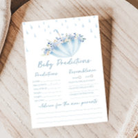 April Bring May Flowers Shower Predictions Game
