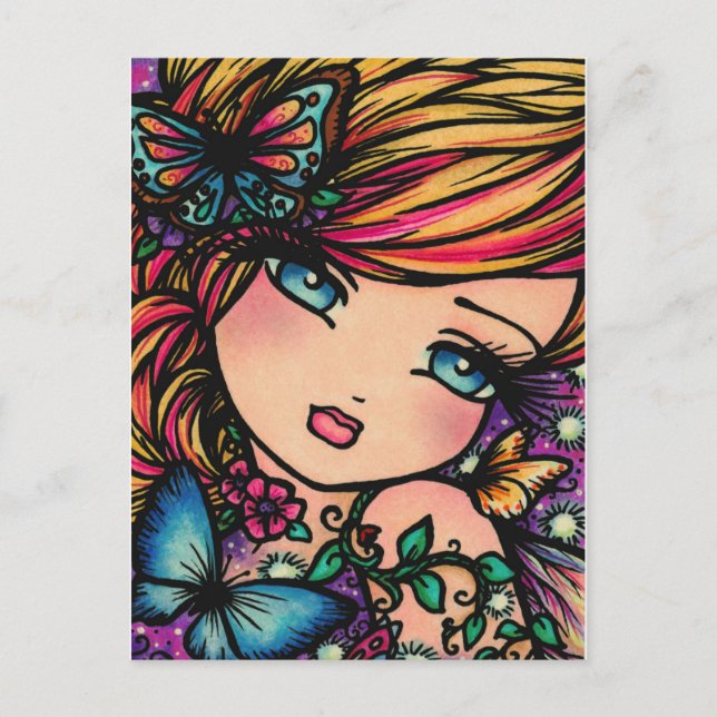 April Fairy Postcard (Front)