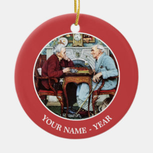 April Fool, 1943 Ceramic Tree Decoration