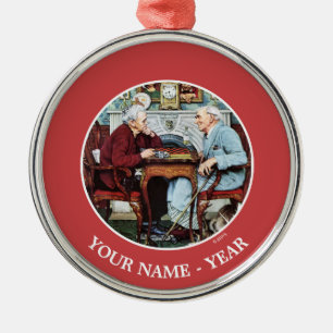 April Fool, 1943 Metal Tree Decoration