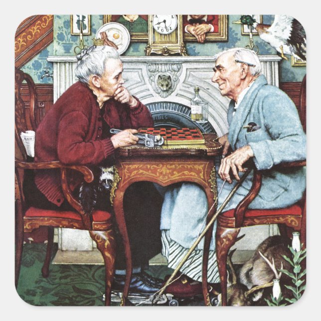 April Fool, 1943 Square Sticker (Front)