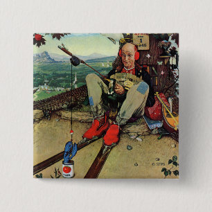 April Fool, 1945 15 Cm Square Badge