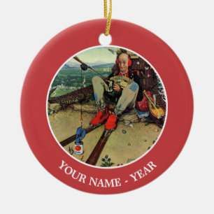April Fool, 1945 Ceramic Tree Decoration