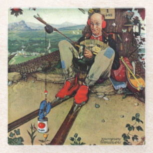 April Fool, 1945 Glass Coaster