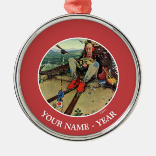April Fool, 1945 Metal Tree Decoration