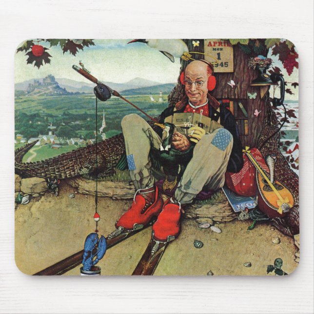 April Fool, 1945 Mouse Mat (Front)