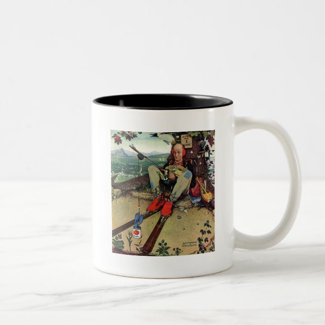 April Fool, 1945 Two-Tone Coffee Mug (Right)