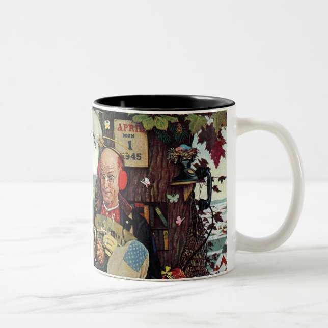 April Fool, 1945 Two-Tone Coffee Mug (Right)