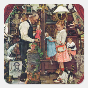 April Fool, 1948 Square Sticker