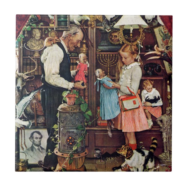 April Fool, 1948 Tile (Front)