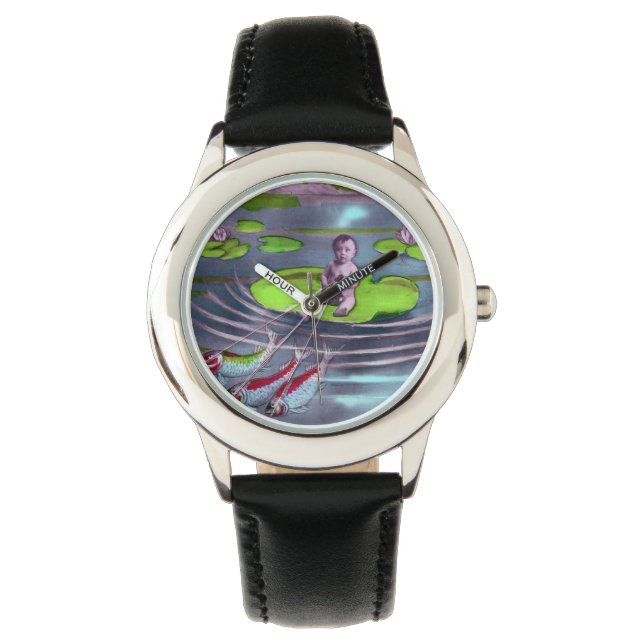 April Fool Vintage French Postcard  Watch (Front)