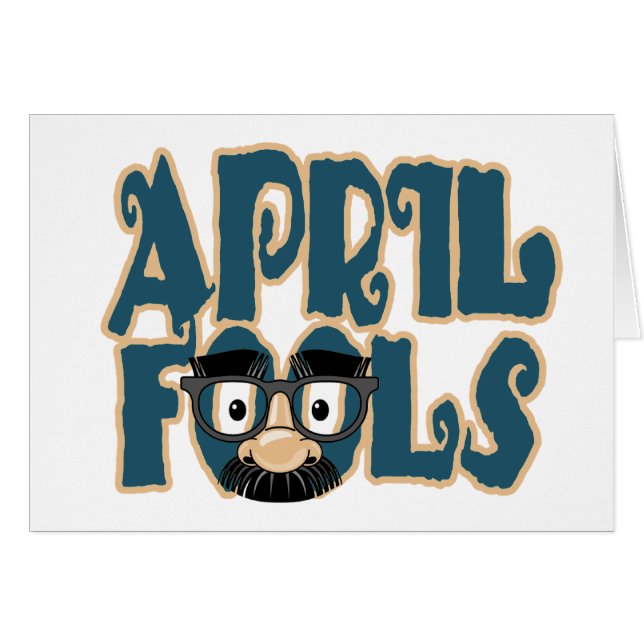 April Fools card (Front Horizontal)