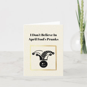 April Fool's Card Without Pranks