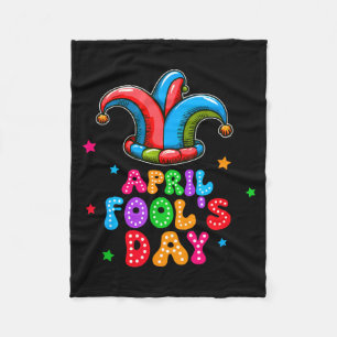 April Fool's Day April 1st Prank Joke Funny Gift  Fleece Blanket